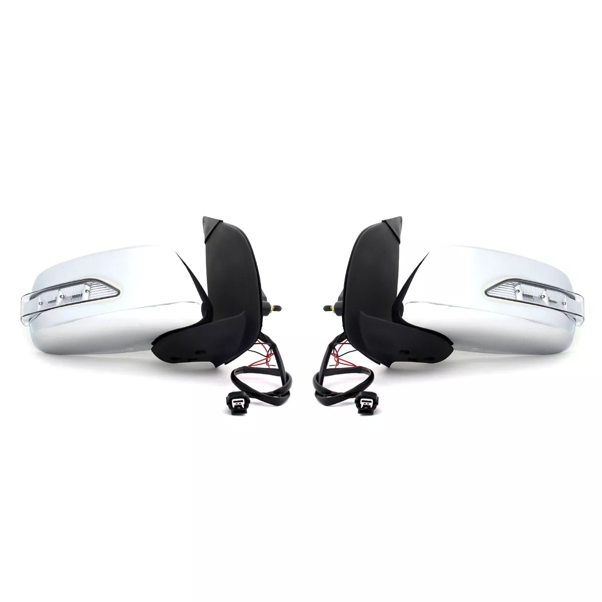 Chrome Electric Door Mirrors with LED for Nissan Navara/Frontier/Pathfinder 2005-2015