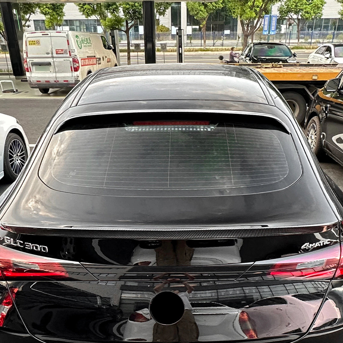 Rear Boot Spoiler for Mercedes Benz GLC Coupe AMG (2023-2025 ...