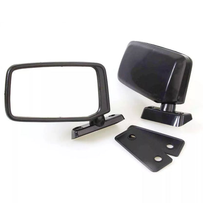 Black Door Mirror Set 3-3/8"x6" for Nissan Datsun 720 Ute 1980-1986