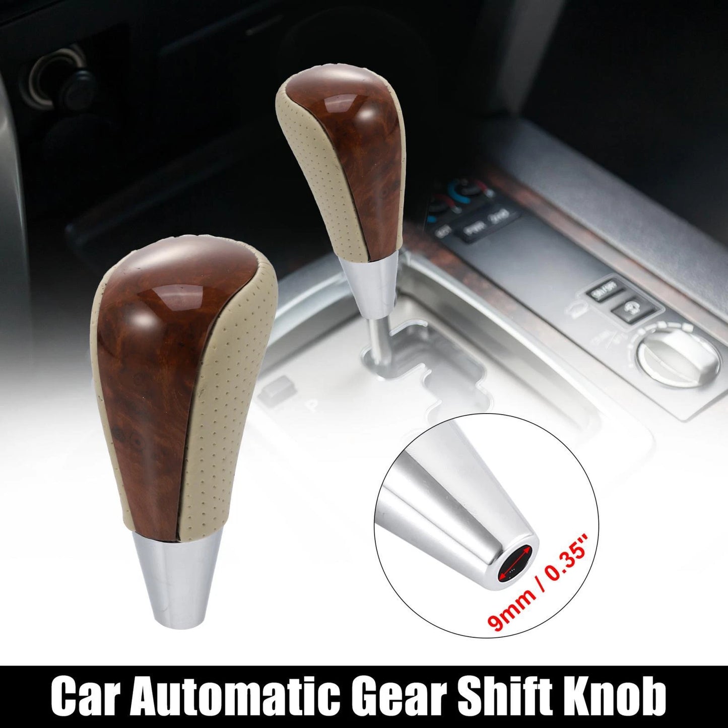 Automatic Gear Shift Knob for Toyota RAV4 Camry Corolla Beige Brown