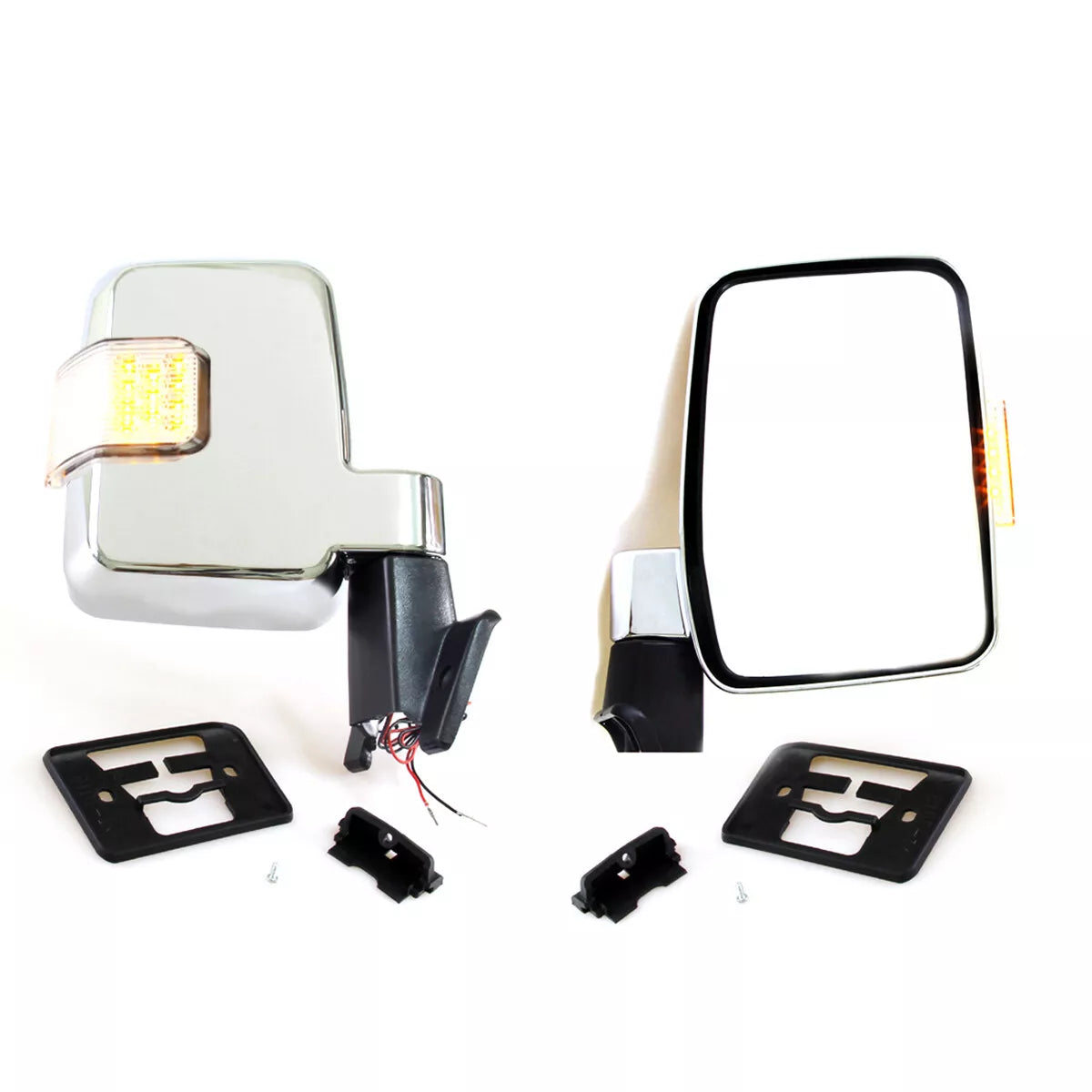 Chrome Door Mirror for Toyota Land Cruiser FJ60 FJ62 HZJ75 1980-1990
