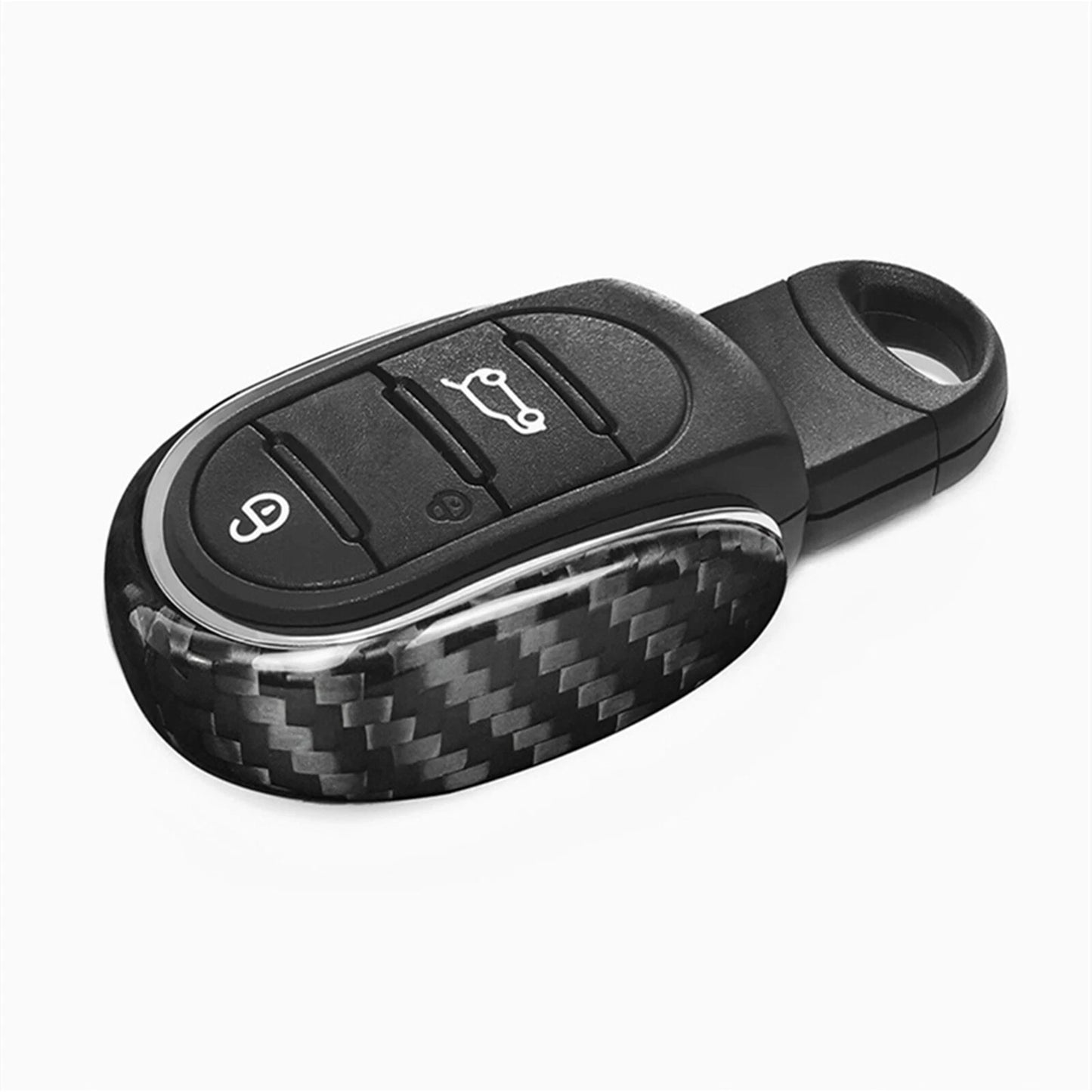 1 x Dry Carbon Fiber Key Fob Case for MINI F54 F55 F56 F57 F60 (2014-2023)