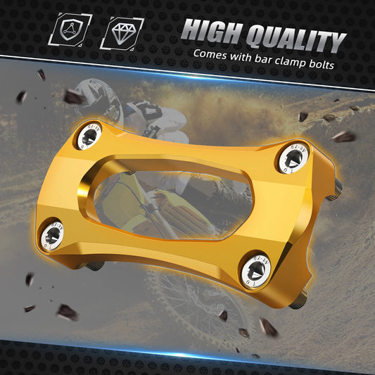 1-1/8" Handlebar Riser Clamp for Suzuki RMZ250 RMZ450 RM125 RM250 RMX450Z (2004-2023)