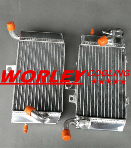 Aluminum Radiator + Blue Silicone Hose for Honda XRV750 (1993-2003)