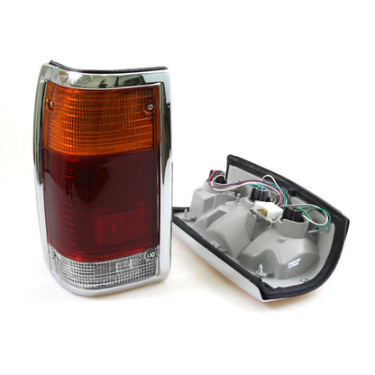 Tail Light Light  Chrome Edge for Mazda B2000 B2200 B2600 1985-1998