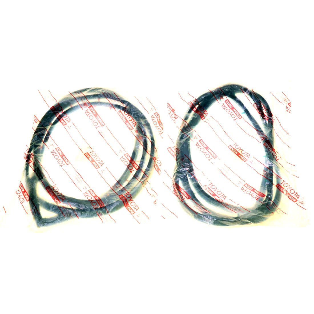 Front Door Weatherstrip Seal x2 for Toyota Corolla Sedan 1970-1974
