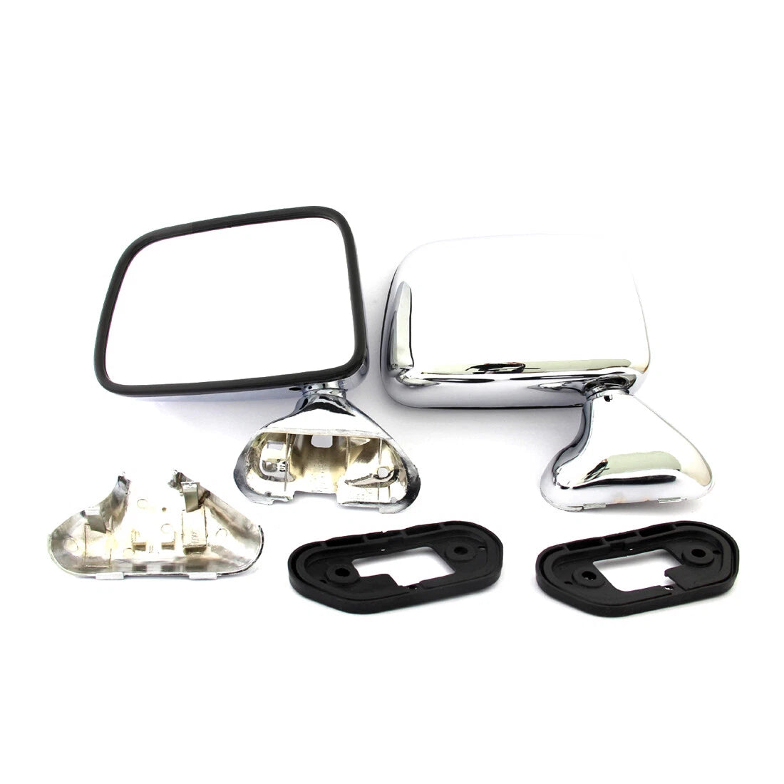 Chrome Door Mirrors for Toyota Hilux 5th Gen 1988-1997