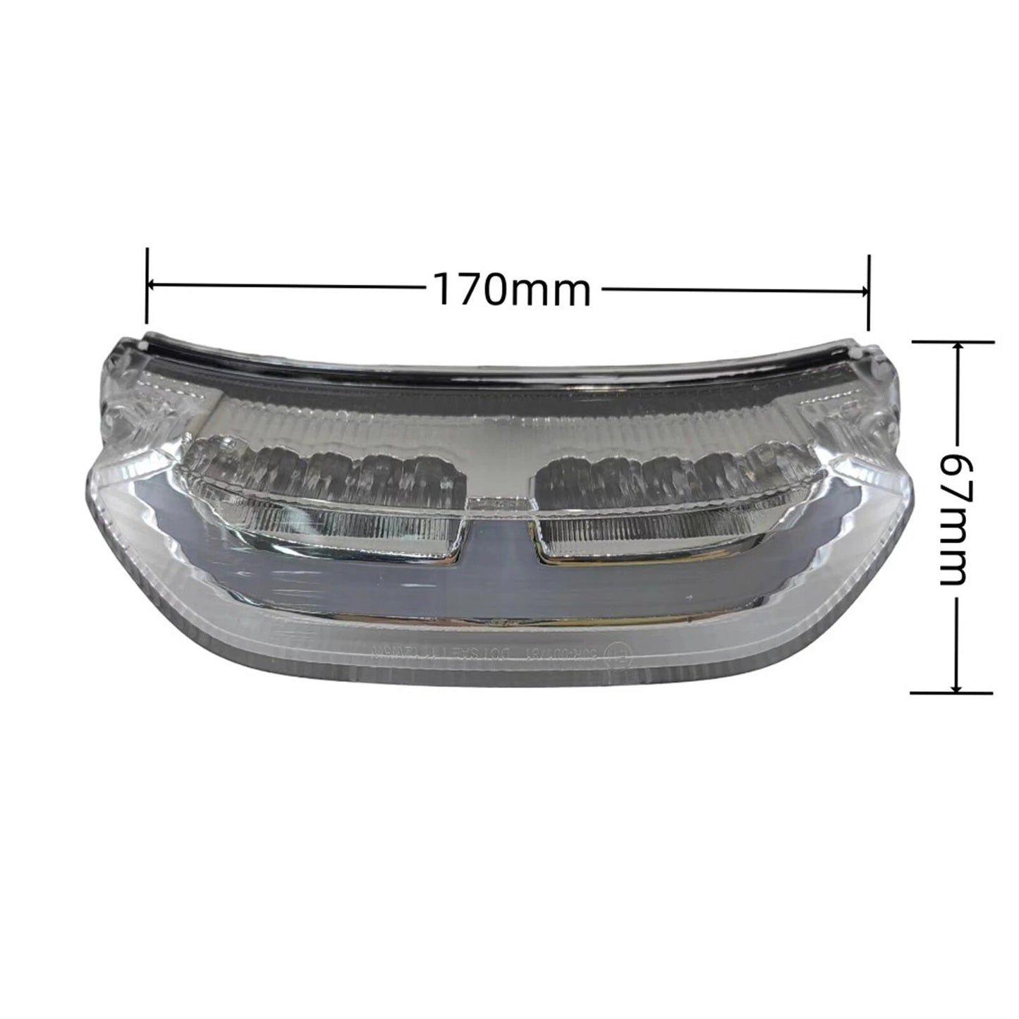 1 x Clear Rear LED Turn Signal Brake Light for Honda CBR600RR (2013-2024)