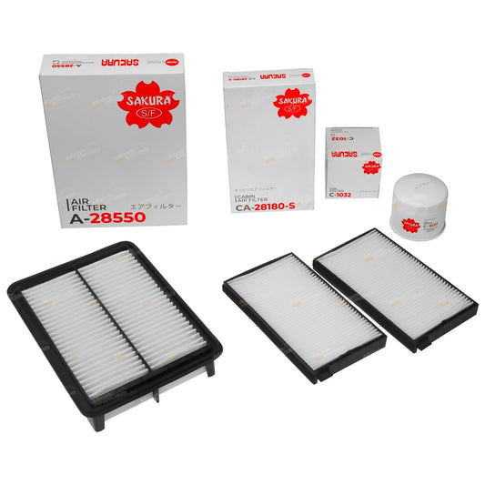 Air Oil Cabin Filter Kit for Hyundai iLOAD iMax TQ 2.4L (2008-2014)
