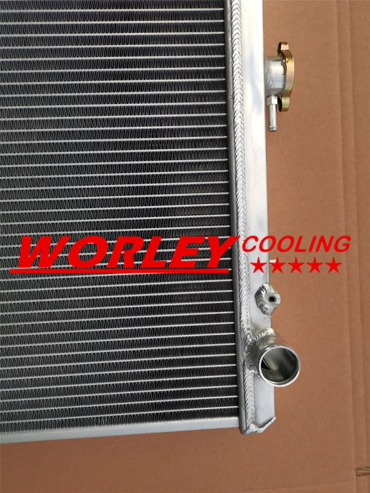Aluminum Radiator + Blue Silicone Hose + Shroud + Fan for Silvia S13 (1989-1994)