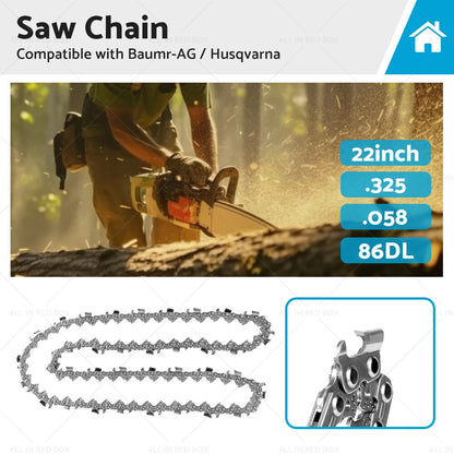 .325 .058 86DL Chainsaw Chain for Baumr-AG Husqvarna