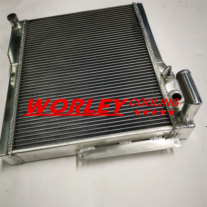 Aluminum Radiator + Black Hose for MG MGB GT/ROADSTER (1977-1980)