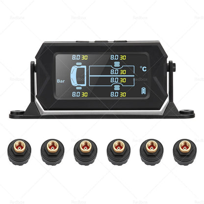 6 x Wheel Sensors for Solar Tyre Pressure Monitoring System for Caravan Truck Trailer