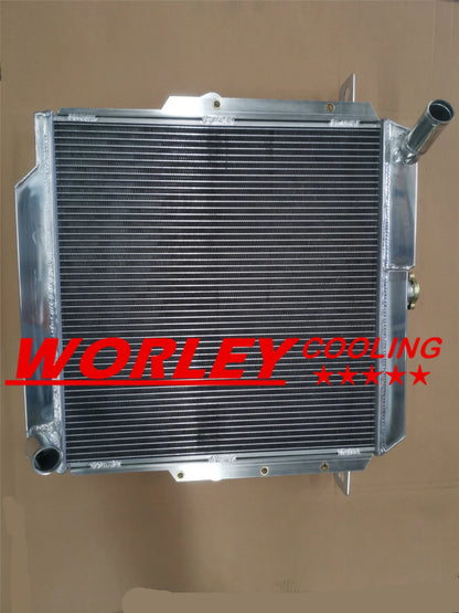 Aluminum Radiator + Fan for Land Cruiser 70 Series FJ73 FJ75 (1985-1993)