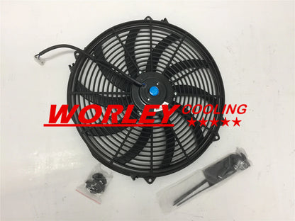 Aluminum Radiator + 16" Fan for Toyota 4Runner Hilux VZN130 (1995-2002)