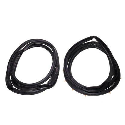 Rear Door Weatherstrip Set for Datsun Nissan Sunny Sentra Sedan 1990-1994