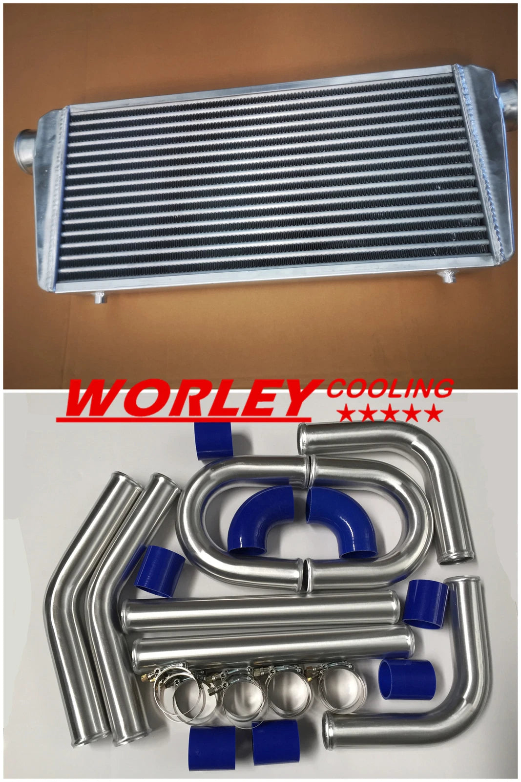 600x300x70mm Front Mount Intercooler Kit – Exclusive Motors