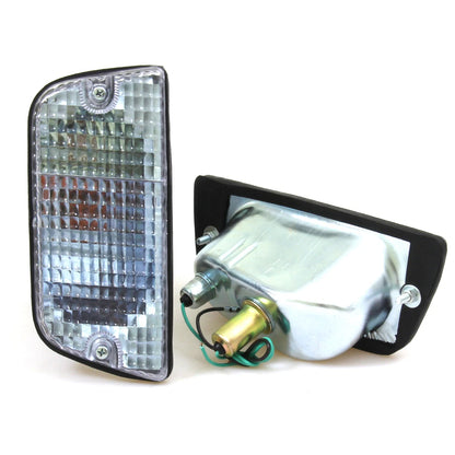 Front Turn Signal Lights Clear for Nissan Datsun 620 Utility 1972-1979
