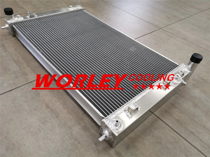 Aluminum Radiator + Blue Hose for Holden VT VX VU HSV Commodore V8 (1997-2007)