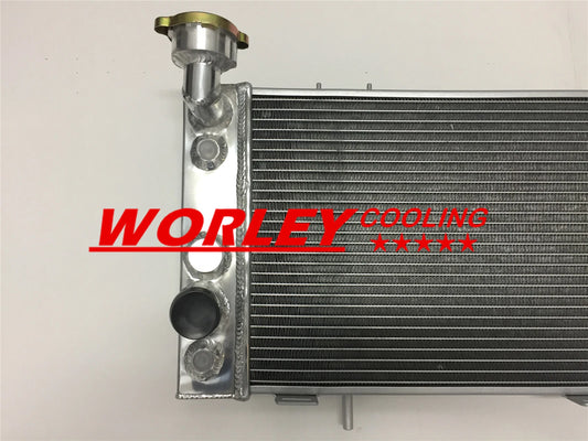 Alloy Radiator & 3 Fans for Jeep Cherokee 2.5L L4 (1995-2001)