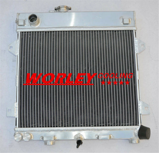 Aluminum Radiator for BMW E30 M10 316i 318i (1982-1991) + 14" Fan