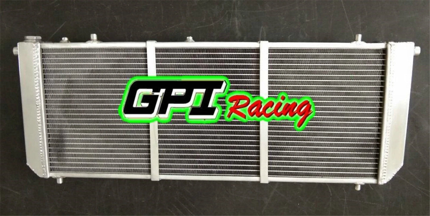 Aluminum Radiator + Fan + Shroud for Audi 100 44, 44Q, C3 1.8 quattro (1982-90)