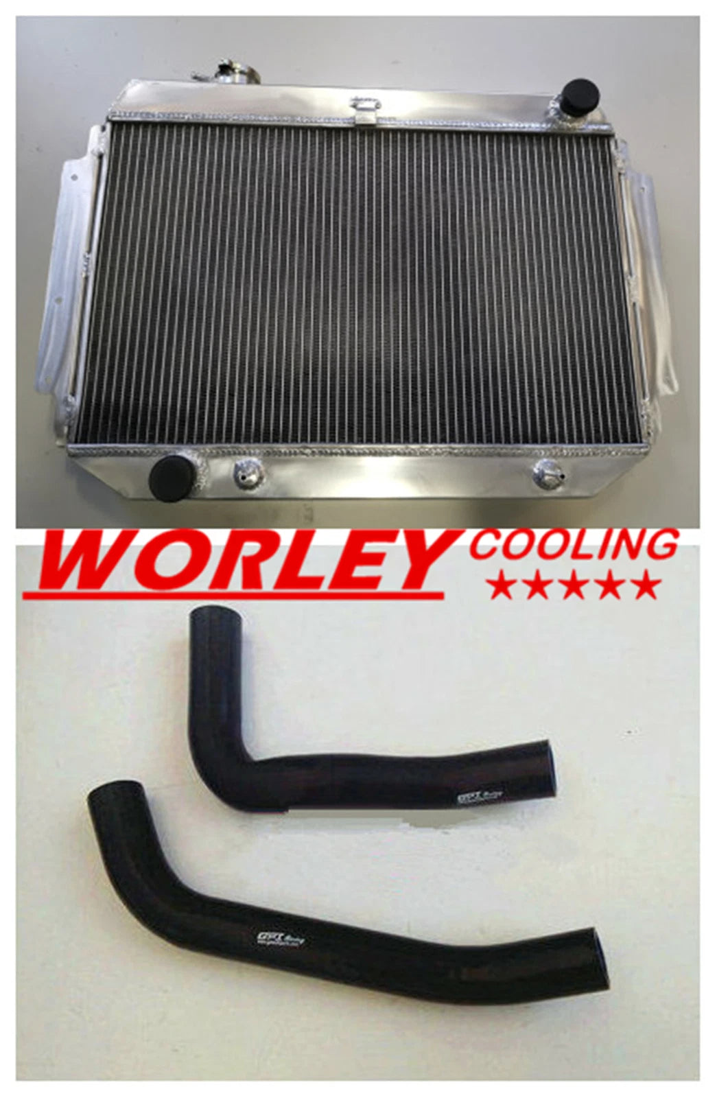 VIC Radiator + Black Hose for Holden Kingswood HQ HJ HX HZ (1971-1984 ...