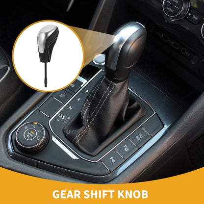 Automatic Gear Shifter Knob for BMW 318i (1997-1998) - Plastic Faux Leather Black