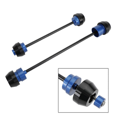 Axle Fork Wheel Slider CNC Blue for Yamaha YZF-R7 (2021-2023)