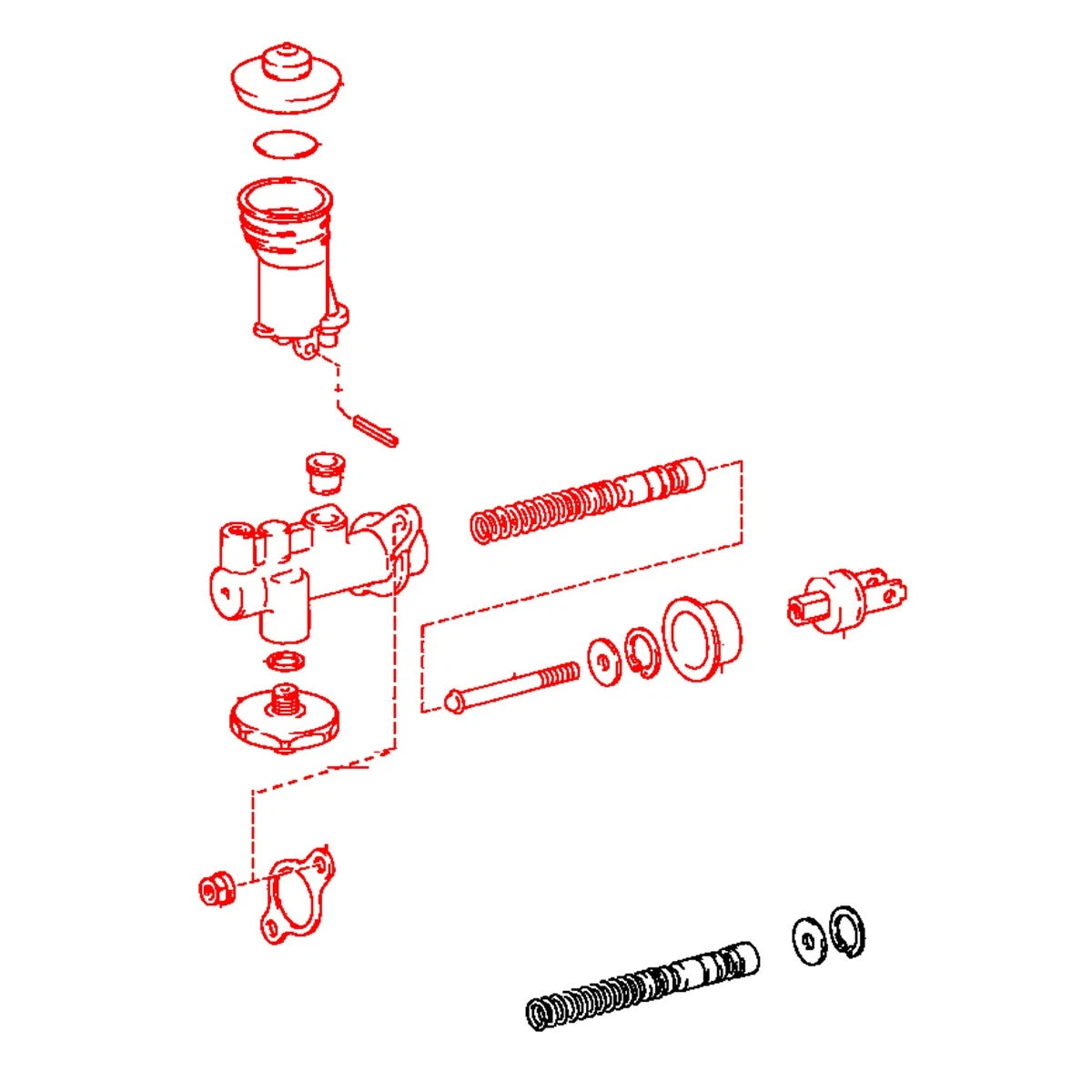 5/8 Clutch Master Cylinder for Toyota Chaser Cresta GX61 LX60 GX71 LX70 1980-1984