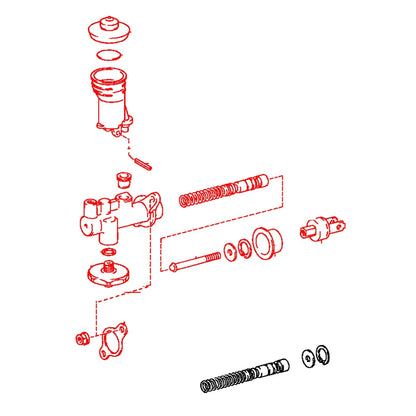 5/8 Clutch Master Cylinder for Toyota Chaser Cresta GX61 LX60 GX71 LX70 1980-1984