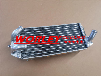 Aluminum Radiator + Blue Hose for Suzuki DRZ400E DRZ400 (2002-2007)