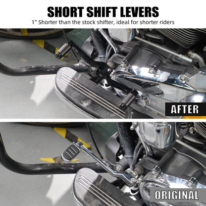 1" Shorter Gear Shifter Pegs for Harley Road King FLHR (2017-2022)