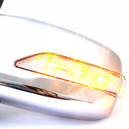 Chrome Electric Door Mirrors with LED for Nissan Navara/Frontier/Pathfinder 2005-2015