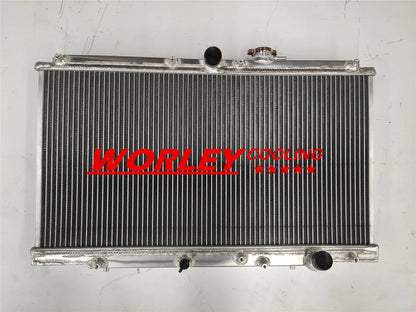 Aluminum Radiator + Fan for Honda Prelude 2.2L, Accord CD (1993-2001)