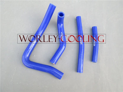Aluminum Radiator + Blue Hose for Suzuki RM250 (1996-1998)