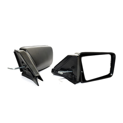 Black Door Mirror Set for Nissan Datsun Sunny Sentra Sedan 1985-1991