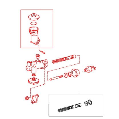 5/8 Clutch Master Cylinder for Toyota Hilux 1972-1978