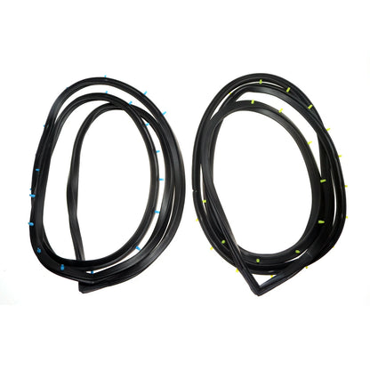 Rear Door Weatherstrip Set for Toyota Corona Mark II 2000 X10 RX12 Sedan 1972-1976