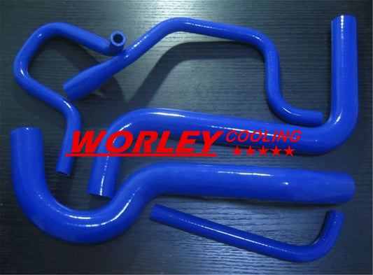 Aluminum Radiator + Blue Hoses for Holden Commodore VS V6 3.8L (1995-1997)