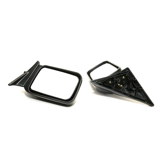 Black Door Mirror x2 for Nissan Sunny Sentra B12 Sedan 1985-1990
