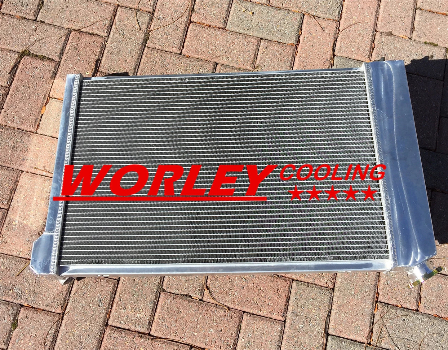 Aluminum Radiator for Chevrolet Corvette 350 5.7L V8 (1969-1972)