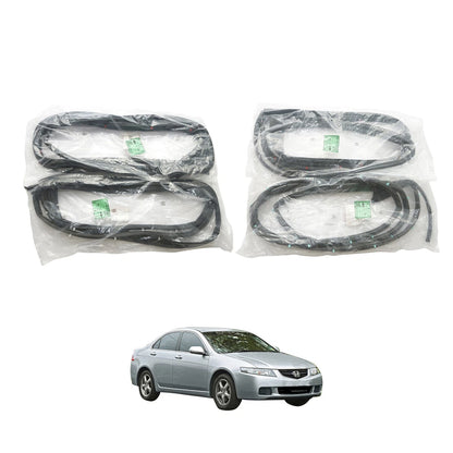 FR RR Door Weatherstrip Rubber Set for Honda Accord Sedan 2003-2007