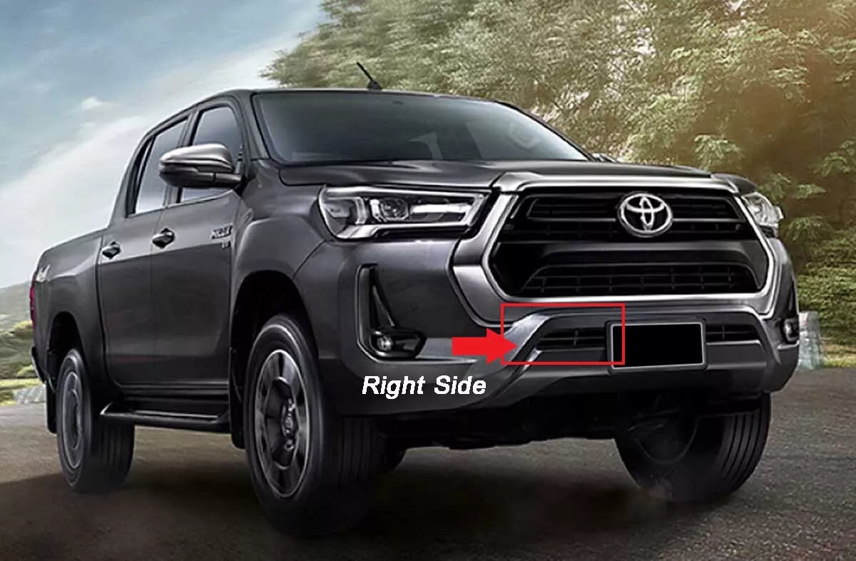 Guide Radiator Grill Toyota RH Lower Radiator Grille for Toyota Hilux 1kd(2020-2022) – Exclusive Motors