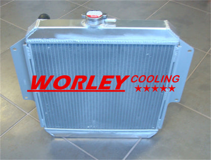 Aluminum Radiator + Blue Hose for Suzuki Sierra 1.3 SJ413 (1981-1996)
