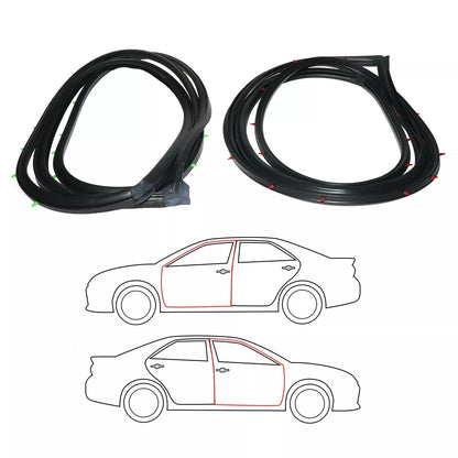 Front Door Weatherstrip x2 for Suzuki Vitara Sidekick 1998-2005