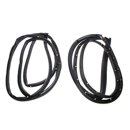 Front Door Weatherstrip Seal x2 for Honda Accord DX/EX/LX 1990-1993