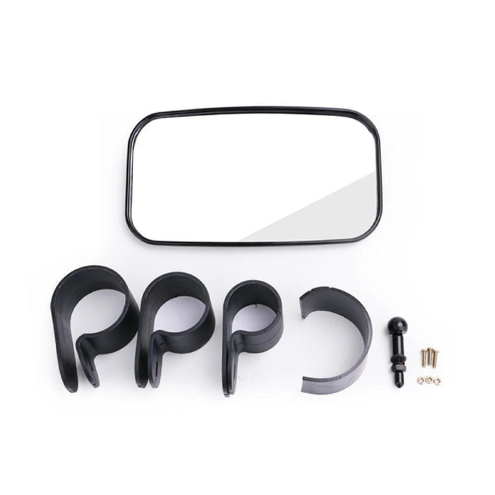 1.5" Rectangular Rear View Mirror Bar for Kawasaki Mule & Can-Am Commander (2010-2023)