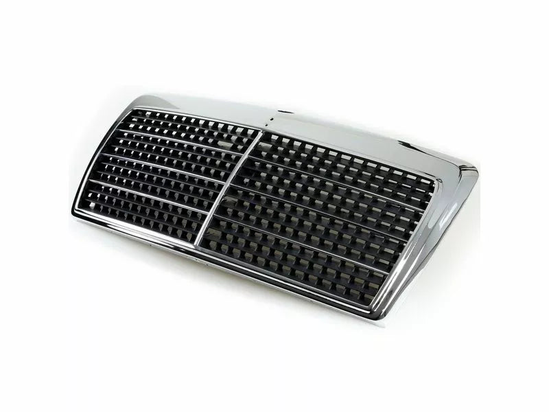 Grille Black Mesh Front Chrome Frame for Mercedes W124 E-Class (1985-1 ...