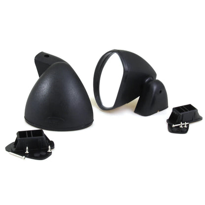 Black Door Mirrors x2 for Nissan Datsun Bluebird 1963-1981